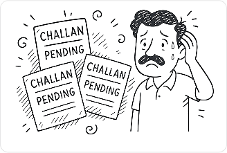 Settle your challans without visiting courts-fast, easy and hassle-free